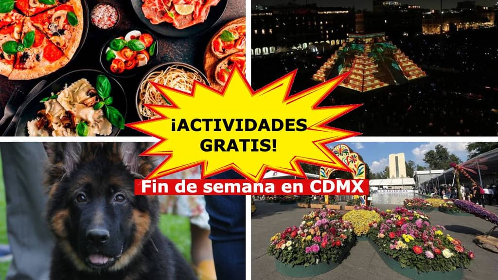 agenda de actividades gratis del fin de semana en CDMX del 19 al 21 de julio