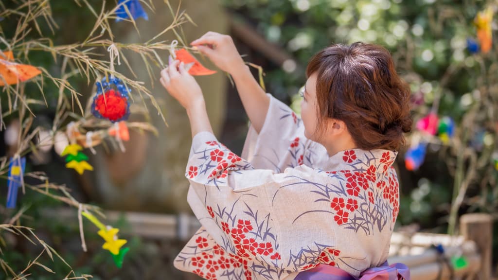 Celebración de Tanabata con bazar en CDMX
