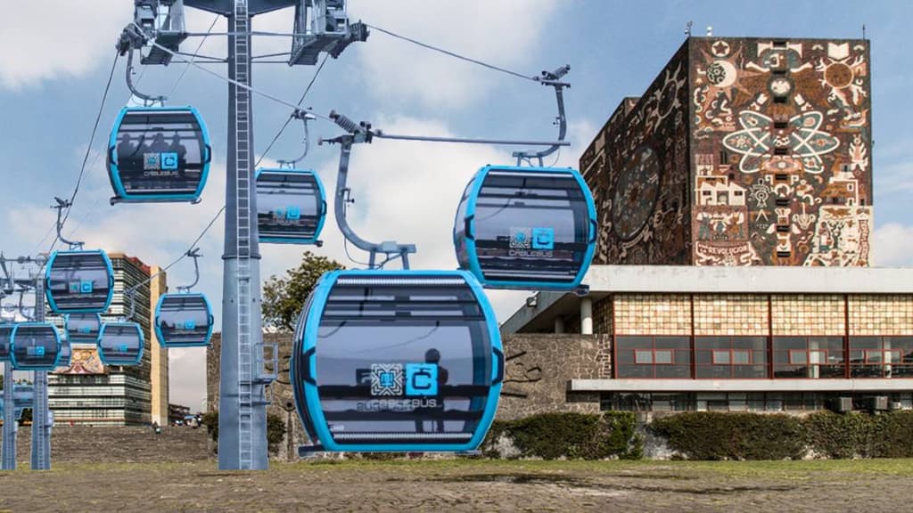 Línea 4 del Cablebús de CU al Ajusco