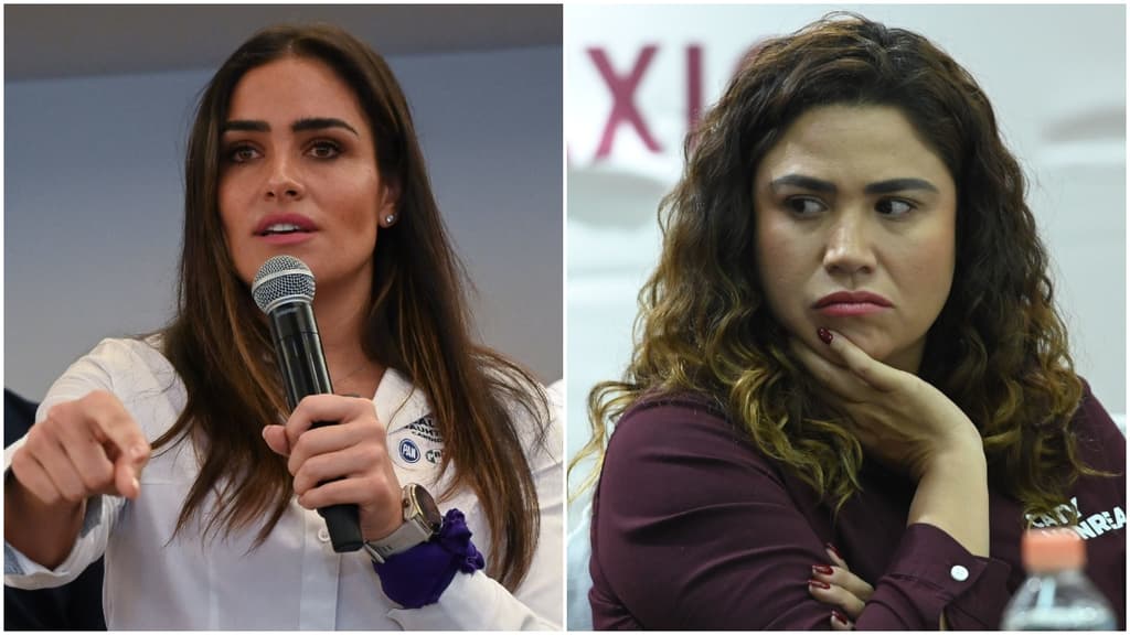 Alessandra Rojo de la Vega y Caty Monreal, ambas excandidatas a dirigir la alcaldía Cuauhtémoc. Fotos: Cuartoscuro
