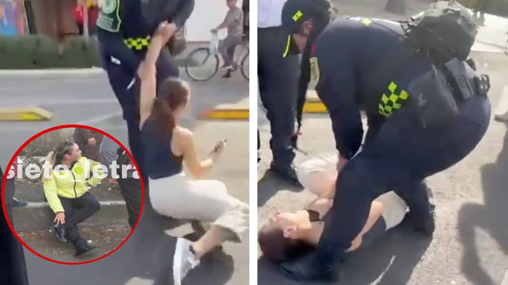 Antes de ser detenida, Regina atropelló a una agente de la Policía de Tránsito de CDMX