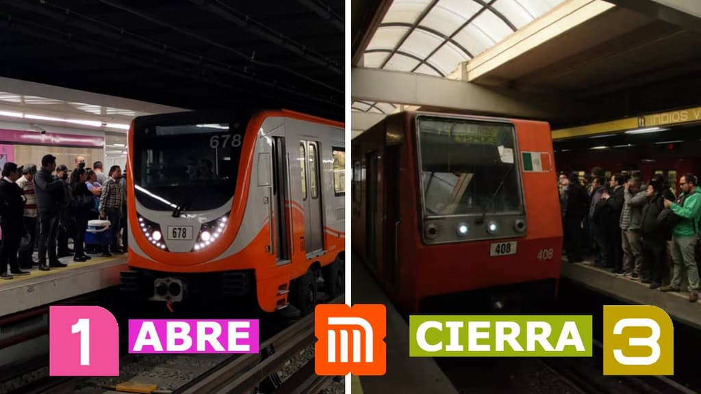 Metro de CDMX realizará intervenciones a líneas 1 y 3 en 2025