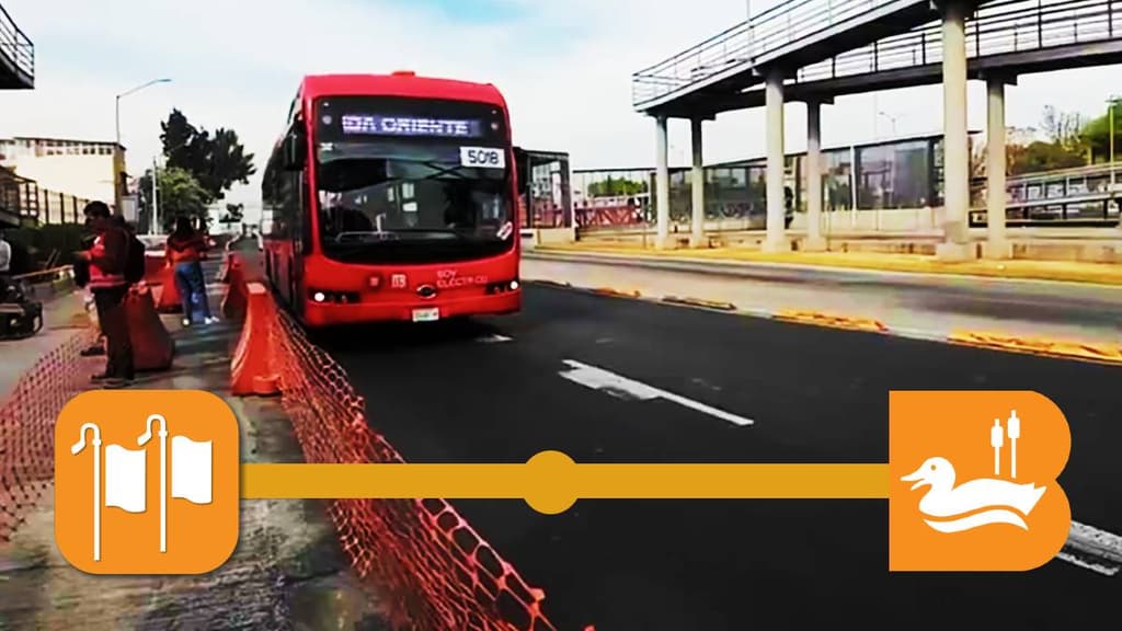 Nueva estación Calle 6 de la Línea 4 del Metrobús