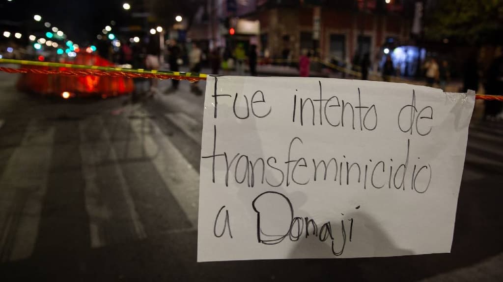 Agreden a Donají, mujer trans, en Alameda Central