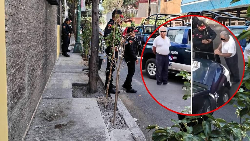 Detienen a hombre por sembrar árbol en CDMX