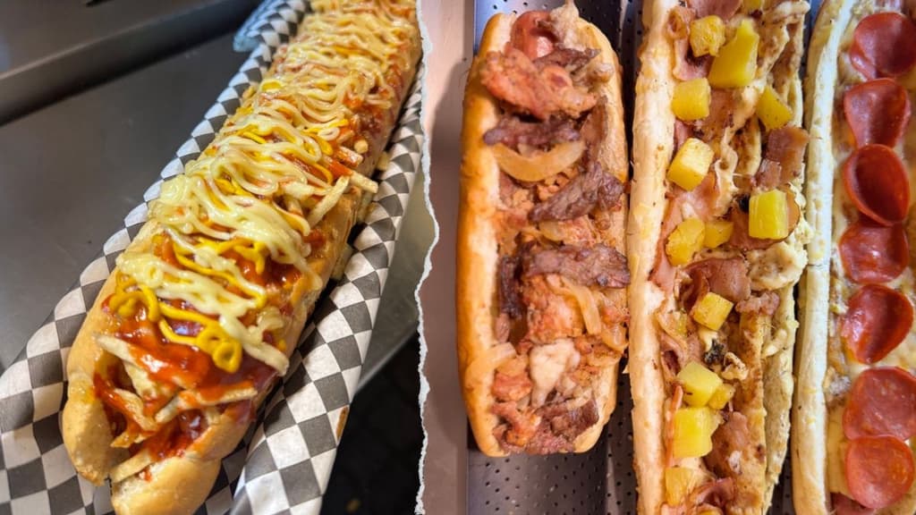 ¿Un hot dog gigante? Este jocho-taco de 1 metro en Coyoacán es una locura