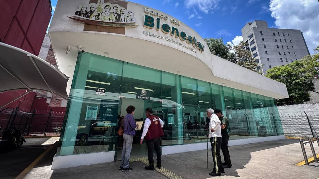 Robo en el Banco del Bienestar