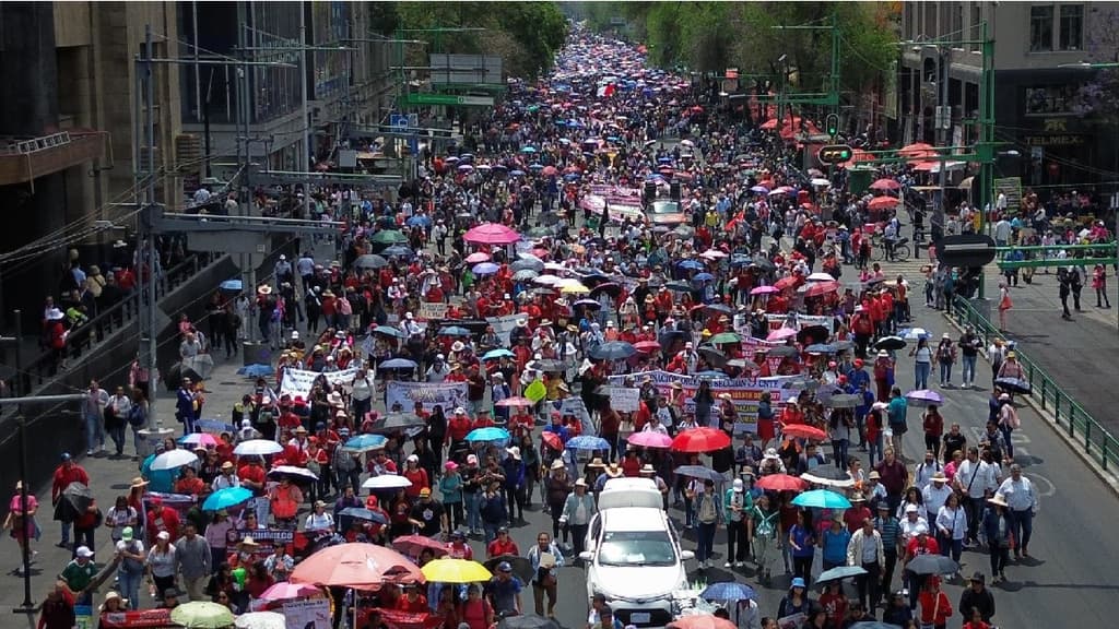 La CNTE hará un paro nacional y una marcha al Zócalo el próximo 15 de abril