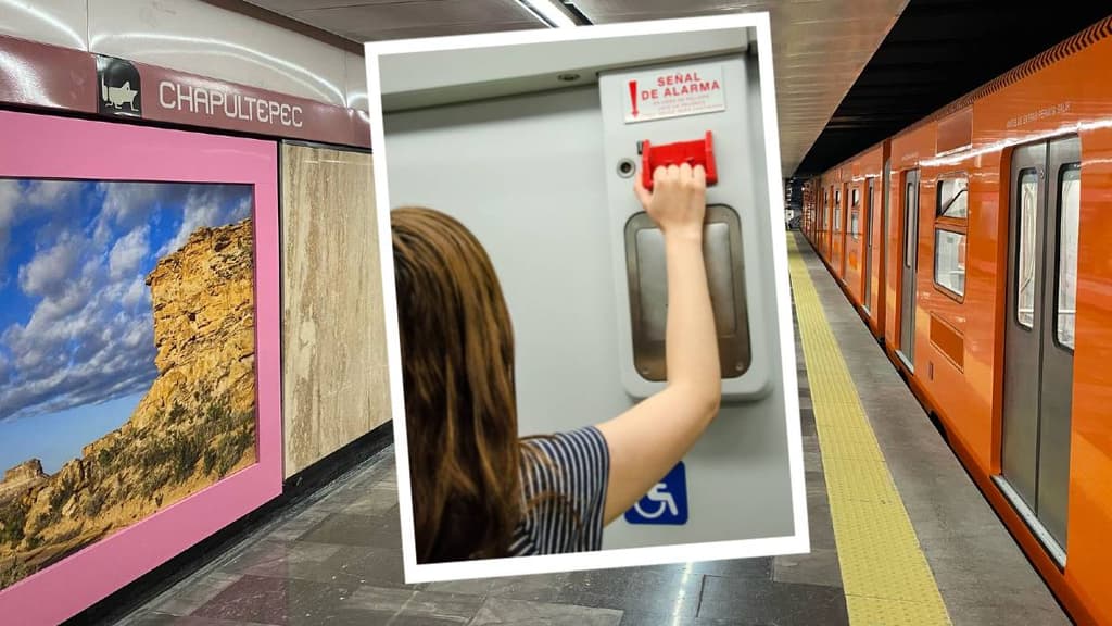 El Metro de CDMX incorporó una nueva función en la palanca de emergencia
