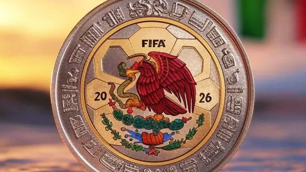 Monedas conmemorativas del Mundial 2026 en México