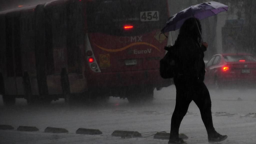 Se intensificará la lluvia en CDMX del 22 al 24 de mayo