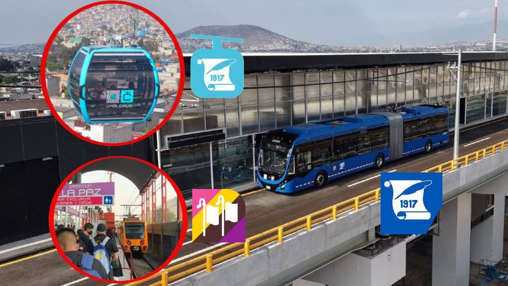 Conexiones del Trolebús Chalco-Santa con otros transportes
