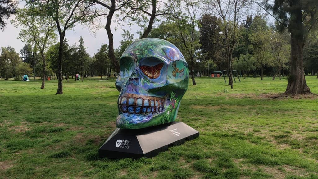 Mexicráneos en el Bosque de Aragón.