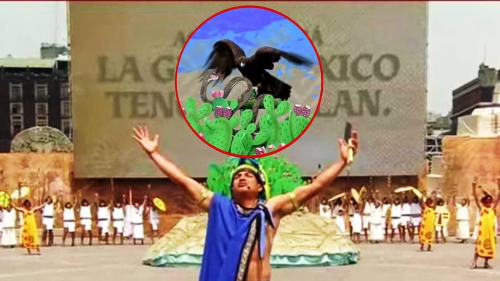 Celebración de los 700 años de Tenochtitlán en el Zócalo