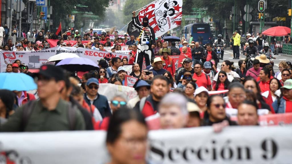 Habrá marcha de la CNTE en CDMX el jueves 17 de julio