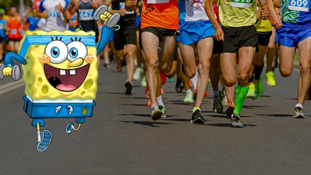 Carrera Bob esponja