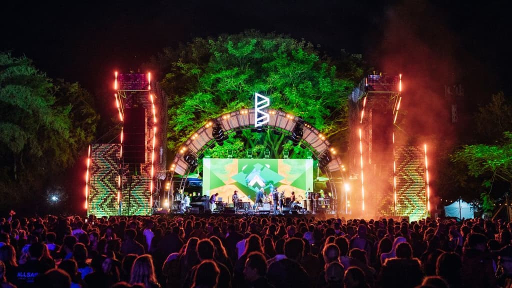 Escenario principal del festival Bahidorá.