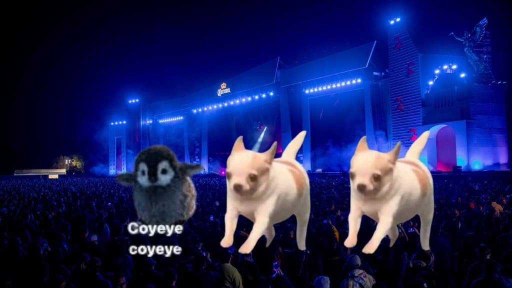 Escenario de noche del Corona Capital 2025.