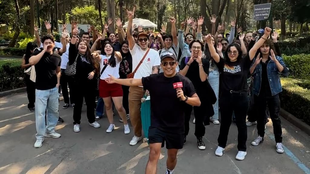 Participantes del Rally Chilango por boletos para el Corona Capital 2025.