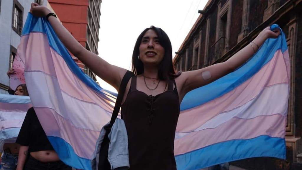 Desfile de moda trans en CDMX.