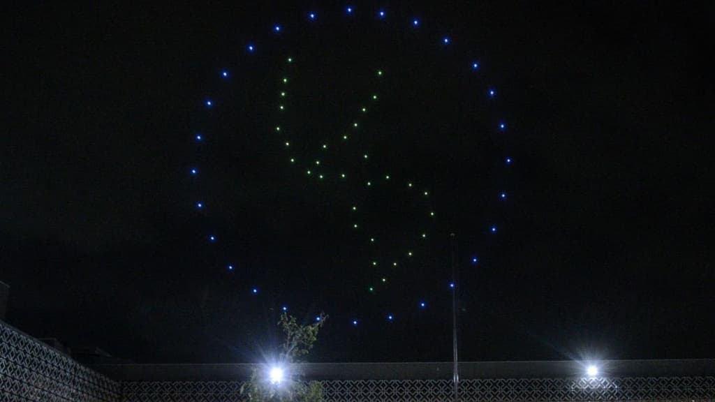 Show de drones en las Noches de las Estrellas en CU.