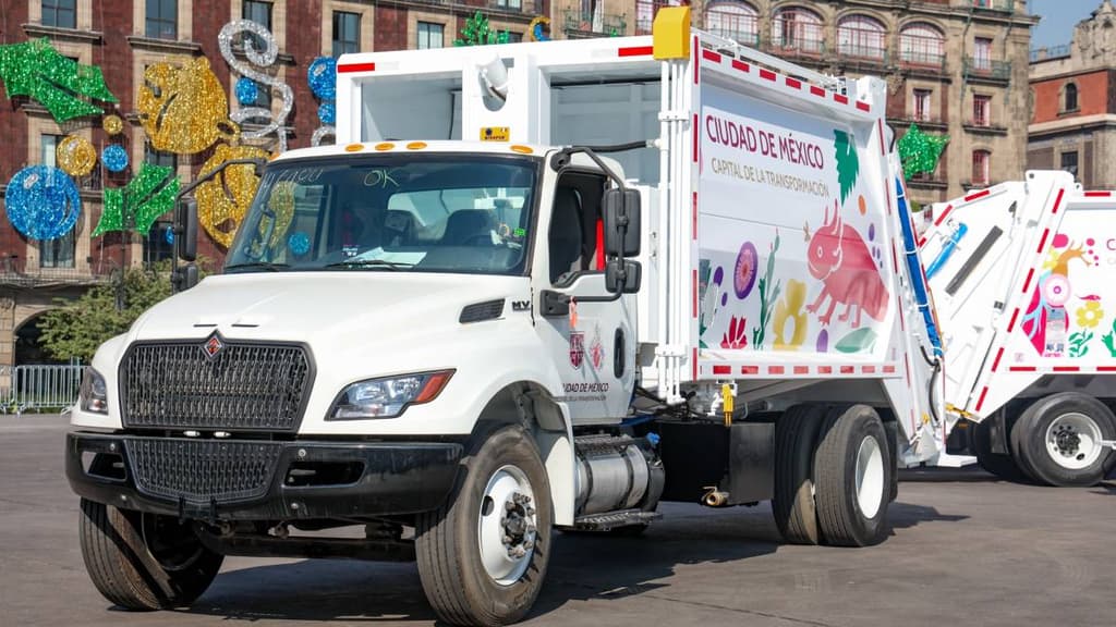 Nuevos camiones de basura de CDMX