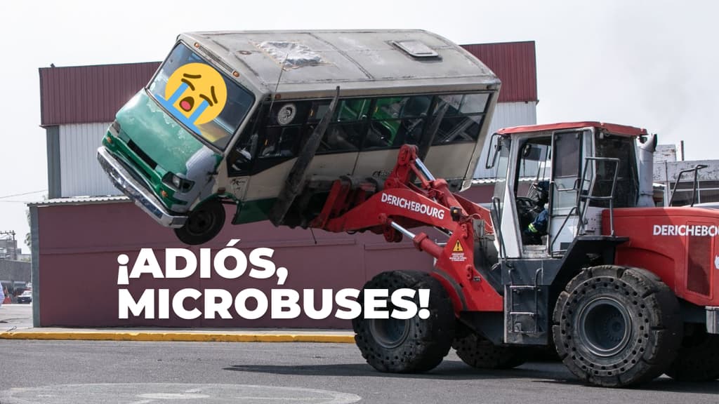 Chatarrización de microbuses en CDMX