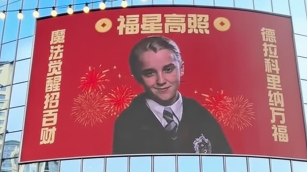El antagonista de Harry Potter se convirtió en el símbolo del Año Nuevo Chino 2026.