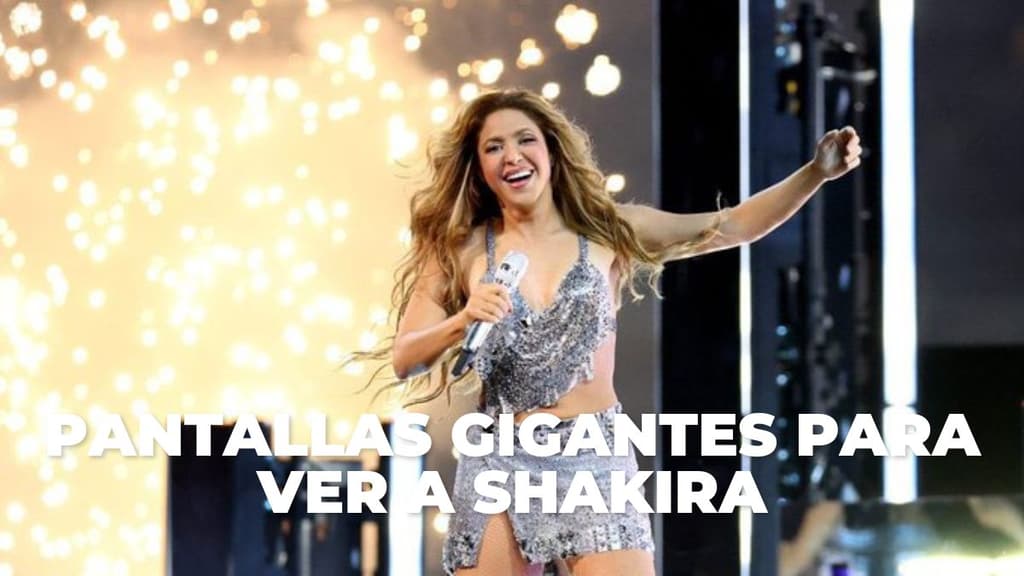 ¿No alcanzaste lugar? Aquí estarán las pantallas gigantes para ver a Shakira en la CDMX