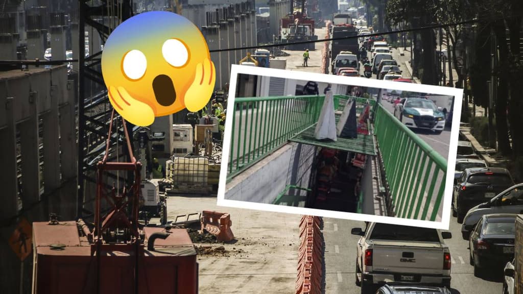 Cirre de San Antonio Abad dificulta a peatones cruzar Tlalpan