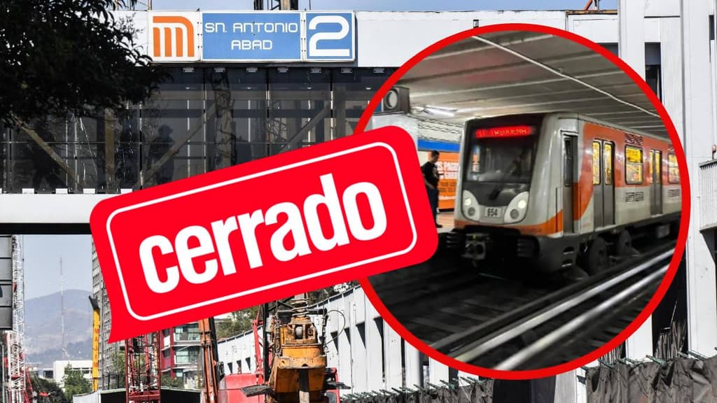 Cierre del Metro San Antonio Abad