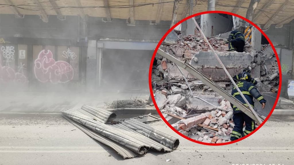 Desplome de edificio en San Antonio Abad