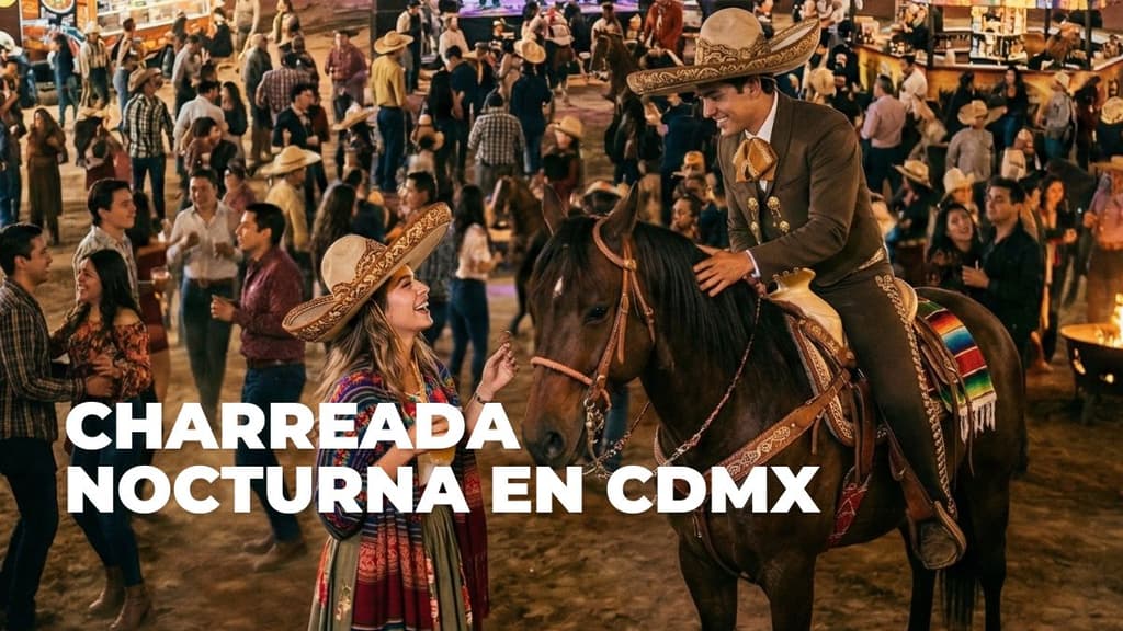 ¿Buscas el amor? Lánzate a la próxima charreada nocturna en CDMX.