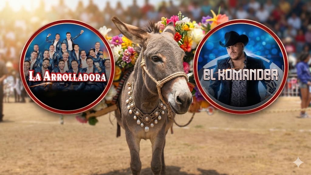 La Arrolladora, El Komander y más en la Feria del Burro Otumba 2026: fechas y cartel completo