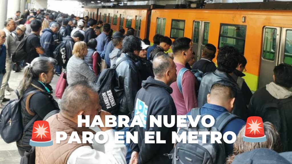 Anuncian paro en el Metro de CDMX para el próximo 15 de abril