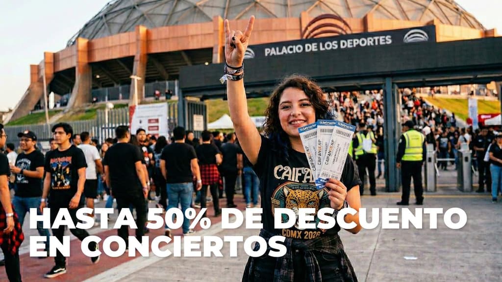 Checa qué conciertos participan en la promo.