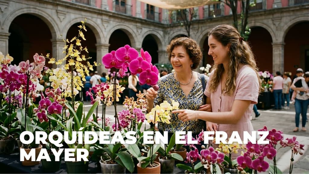 Lánzate con tu mamá a la expo-venta de orquídeas en el Museo Franz Mayer.