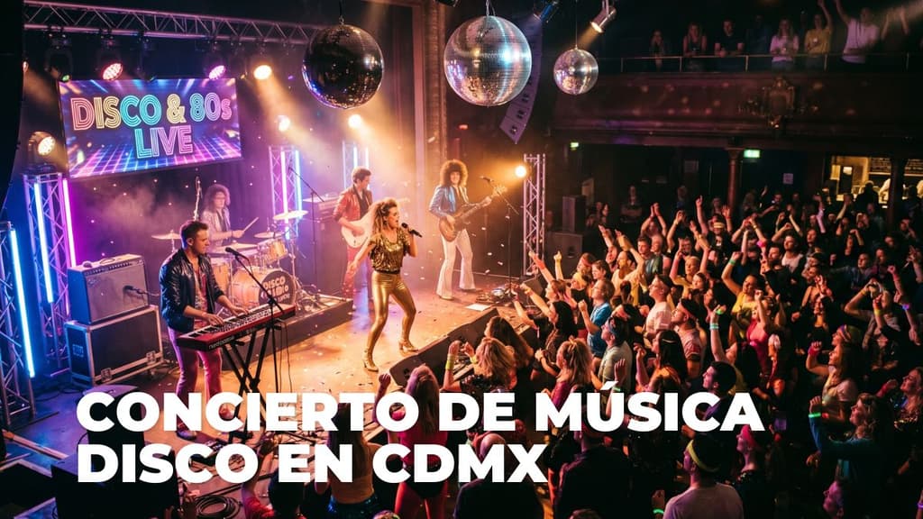 Llénate de música disco este fin de semana en la CDMX.