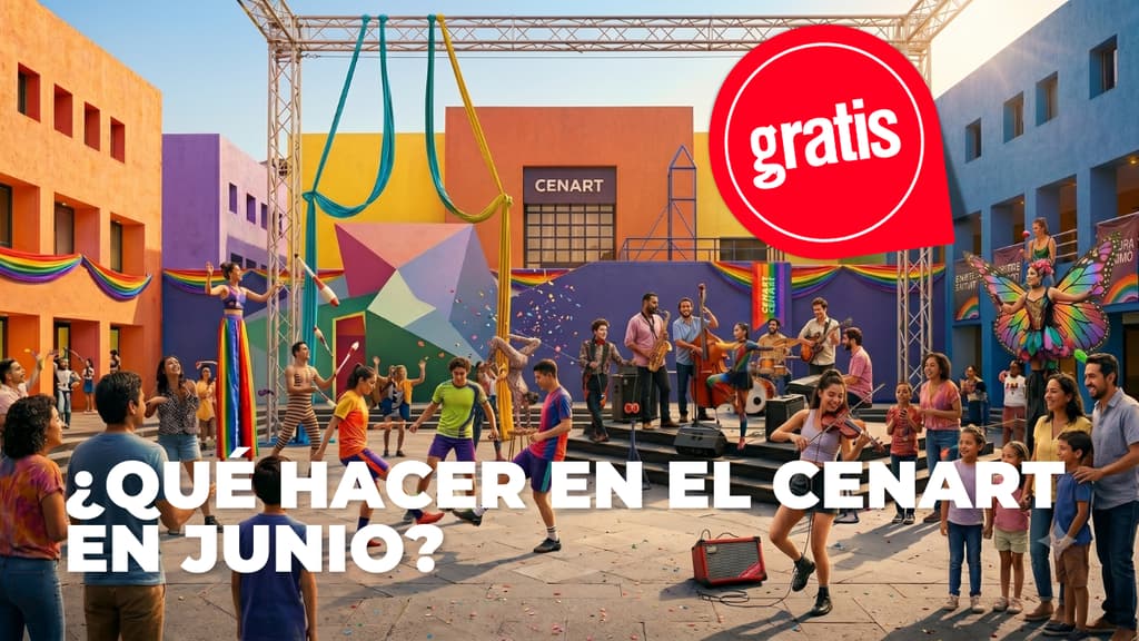Checa todas las actividades gratis que habrá en el Cenart durante junio.