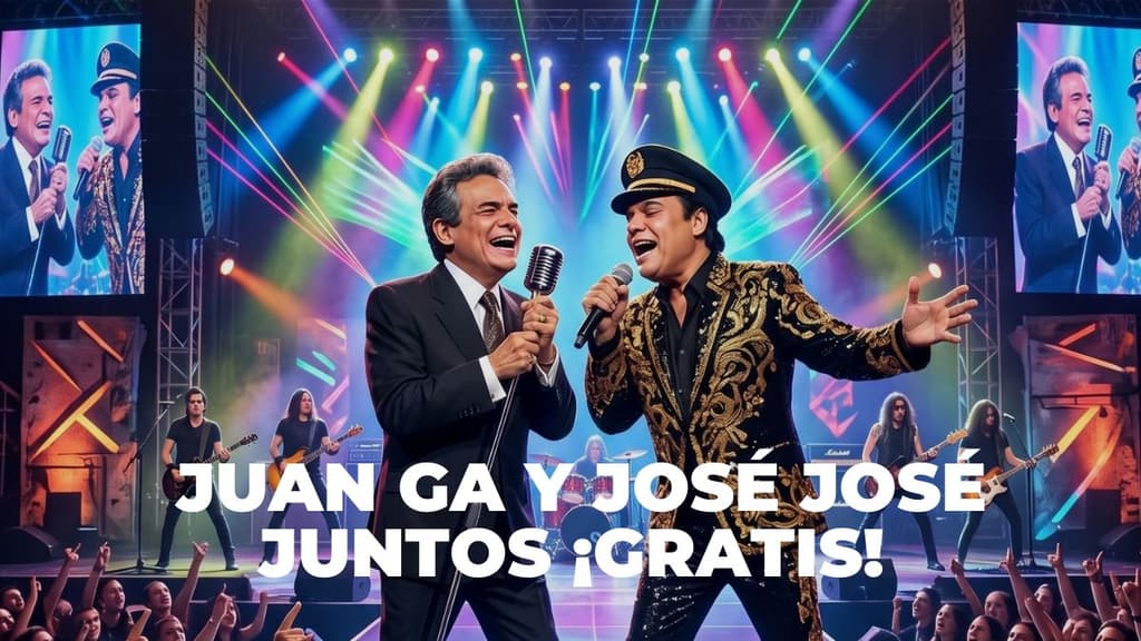 Concierto homenaje gratuito a José José y Juan Gabriel en el Museo Yancuic de la Ciudad de México.