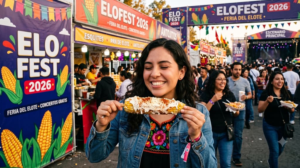 Feria del elote “EloFest” 2026 llega a Edomex con esquites, pan, antojitos y conciertos gratis
