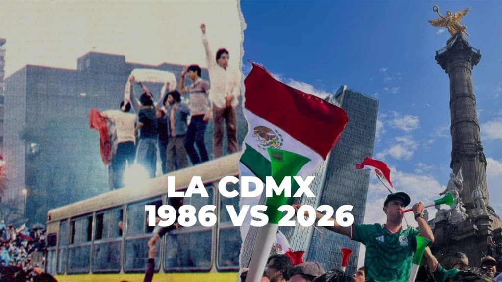 Así cambió la Ciudad de México entre el Mundial de 1986 y 2026