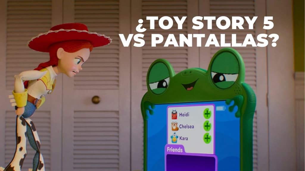 ¿Las pantallas están reemplazando a los juguetes? Toy Story 5 lo responde