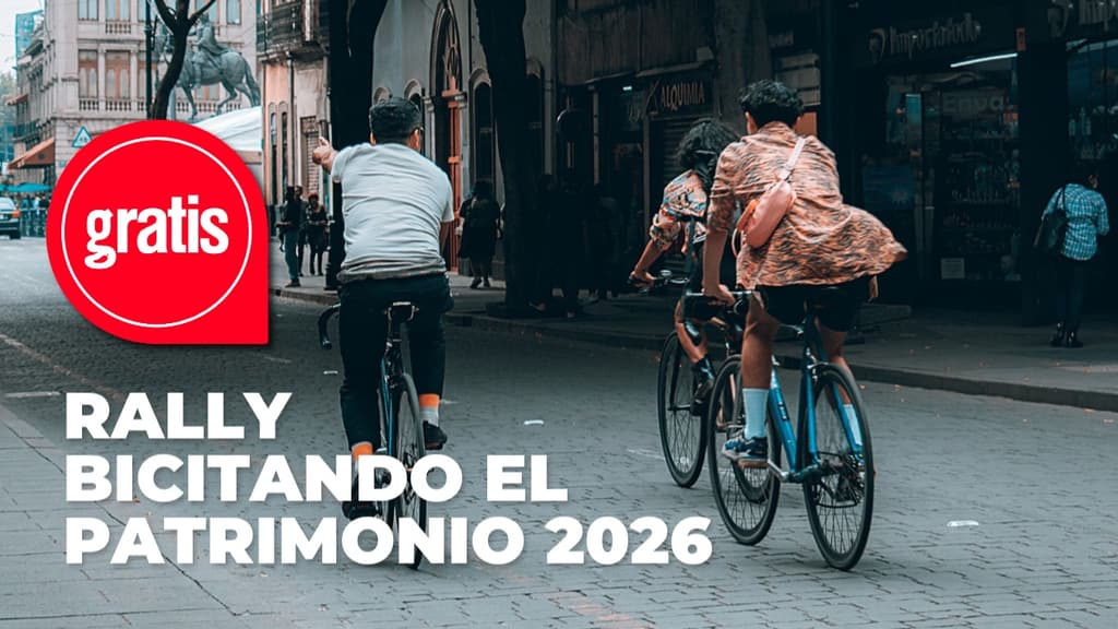 Rally Bicitando el Patrimonio 2026: recorre museos de CDMX y gana un viaje a Ámsterdam