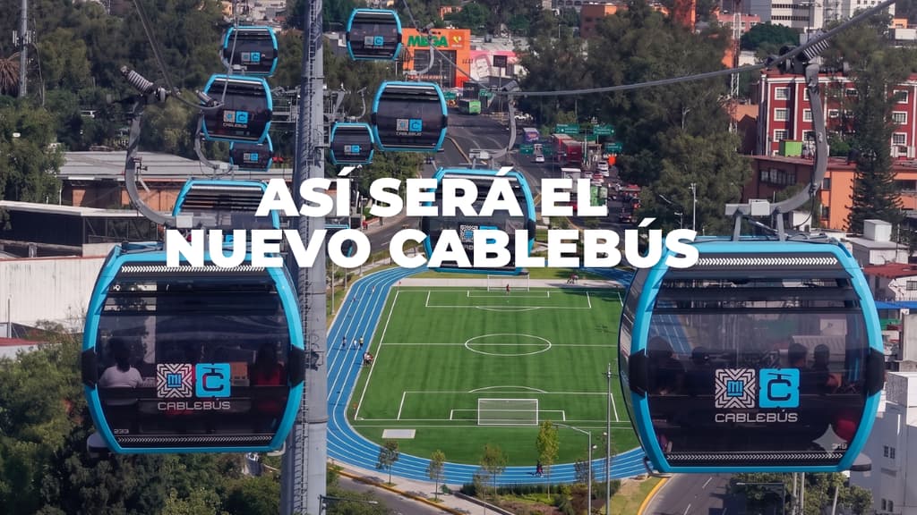 Línea 4 del Cablebús tendrá cancha de futbol y conectará CU con El Ajusco: inicia la construcción