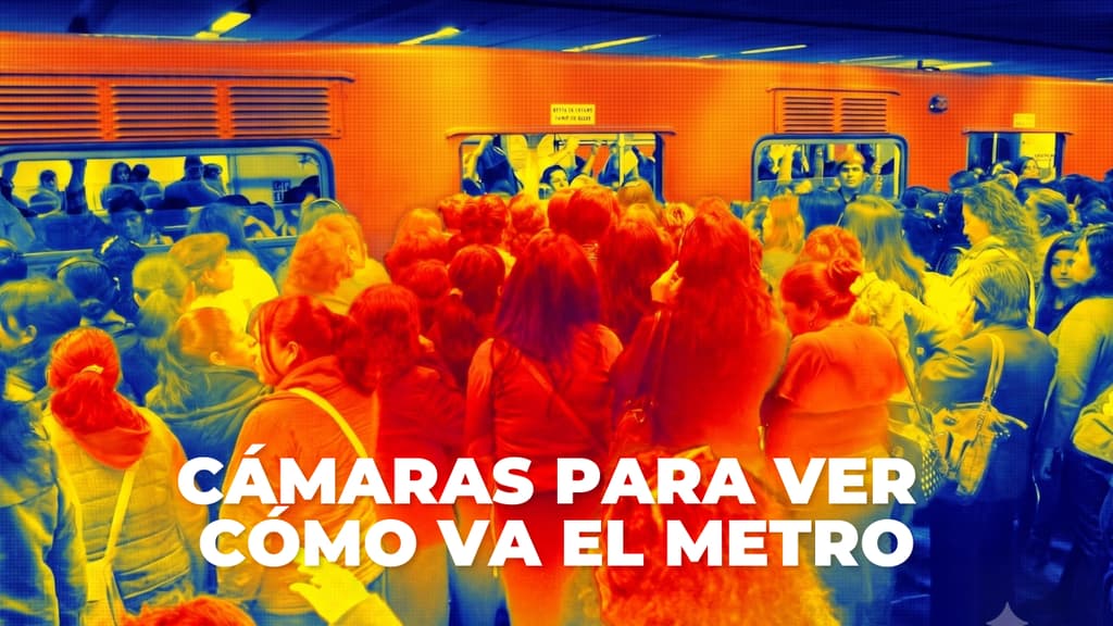 Instalarán cámaras de calor para ver afluencia en estaciones del Metro de CDMX