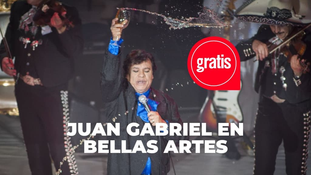 Lánzate a la proyección del concierto de Juan Gabriel en Bellas Artes, ¡es GRATIS!