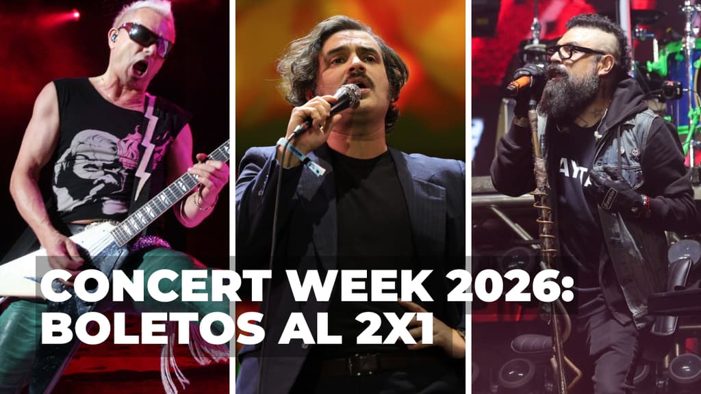 Boletos al 2×1 en conciertos: Así funciona la Concert Week, fechas y eventos participantes
