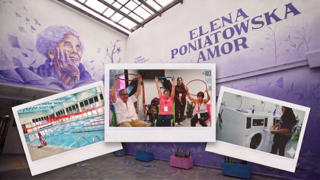 Utopía Elena Poniatowska abre en Coyoacán: terapia para Parkinson, alberca y más servicios GRATIS |FOTOS