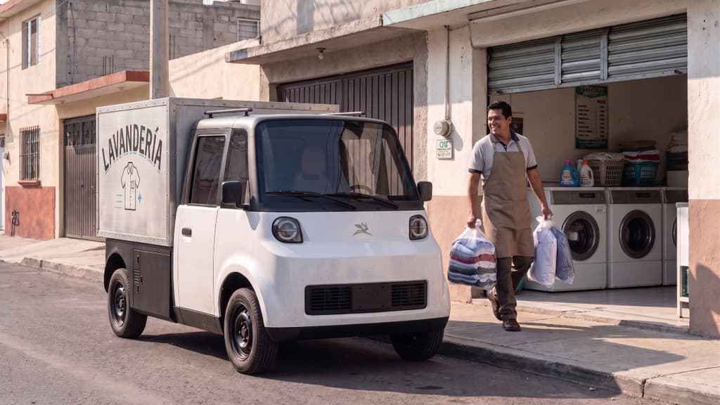 Así es Olinia Carga, el auto eléctrico mexicano para pequeños negocios: precio y fecha para venta